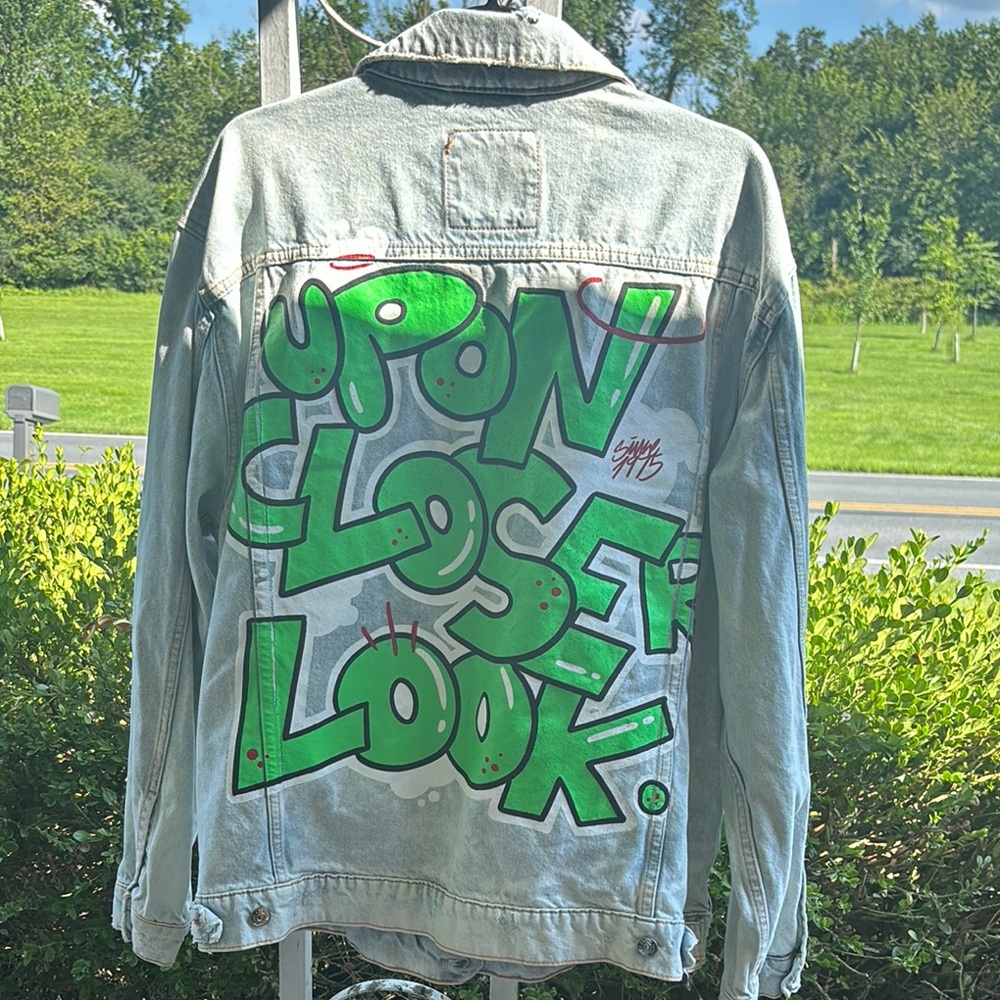 Zara Light Blue Adventure Denim Jacket